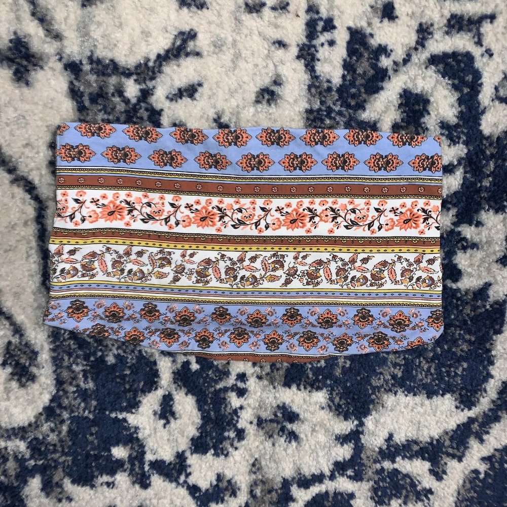 Paisley Hippie Tube Top bandeau